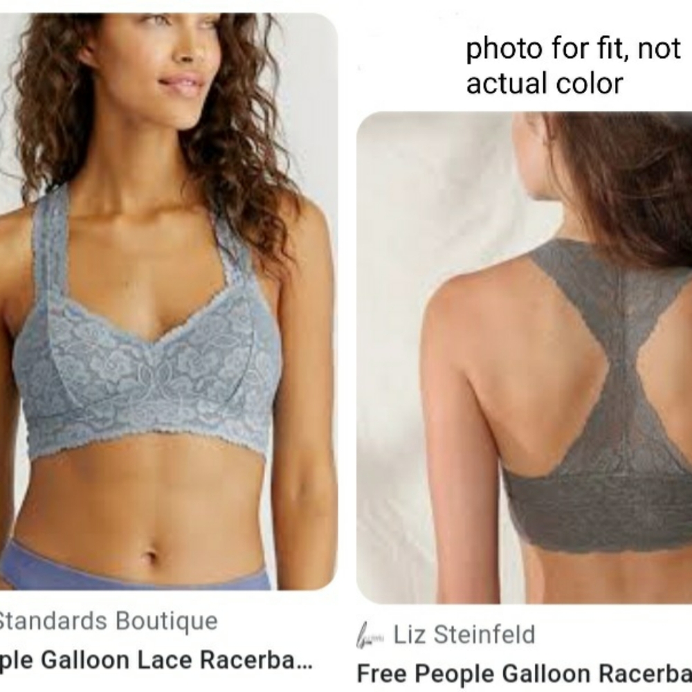 FP Intimately Galloon Racerback Bralette, M - Picture 4 of 4